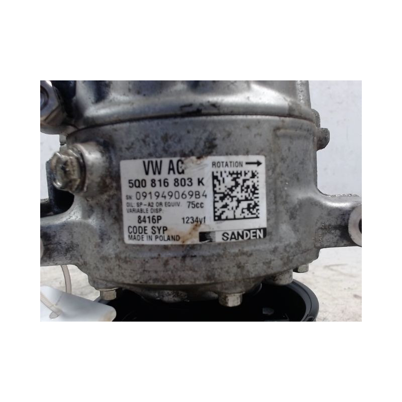 COMPRESSEUR AIR CONDITIONNE VOLKSWAGEN POLO 2009-