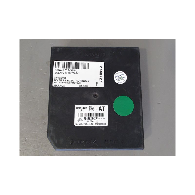 BOITE A FUSIBLES RENAULT SCENIC III 2009-