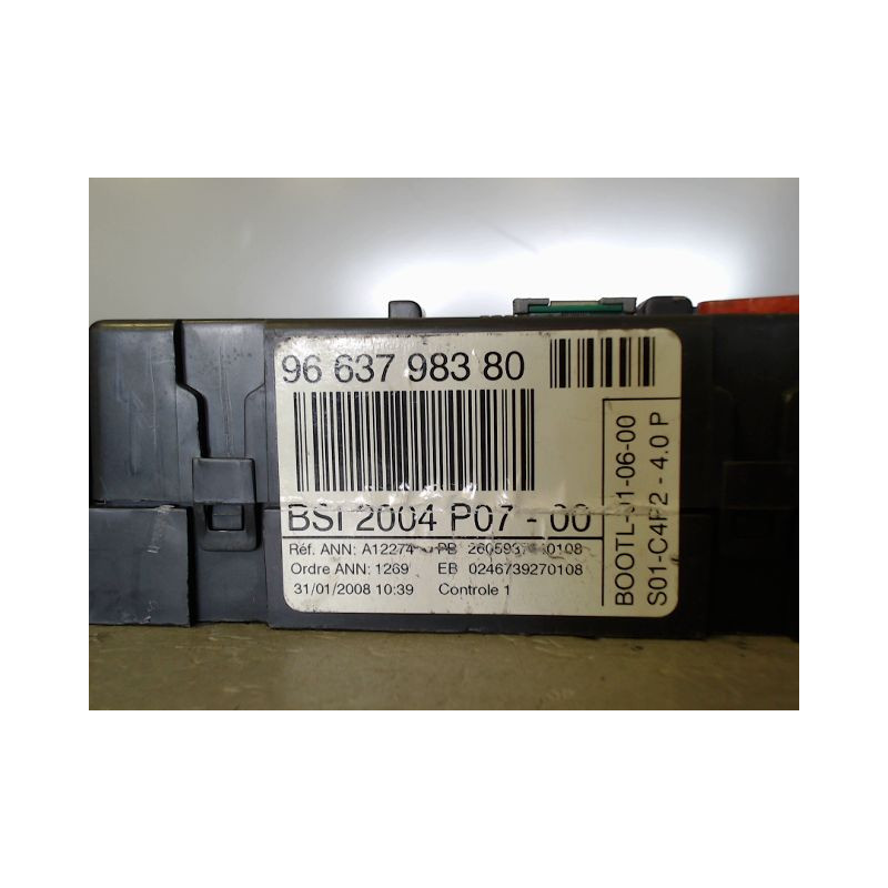 BOITIER GESTION HABITACLE CITROEN C3 2005-