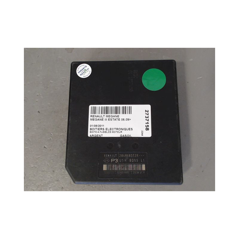BOITE A FUSIBLES RENAULT MEGANE III ESTATE 09-