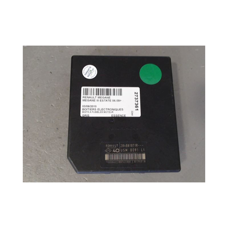 BOITE A FUSIBLES RENAULT MEGANE III ESTATE 09-