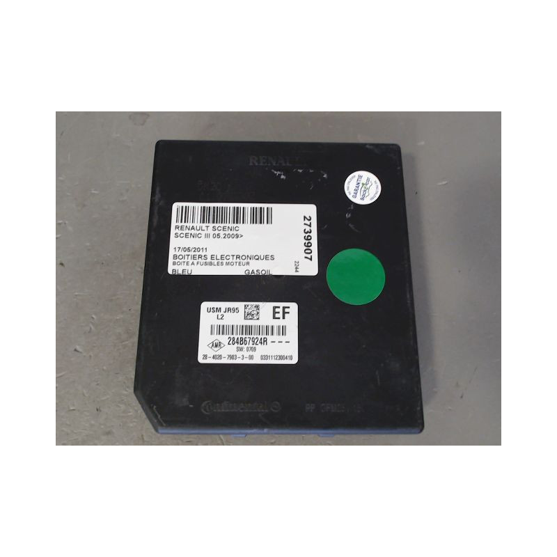 BOITE A FUSIBLES RENAULT SCENIC III 2009-