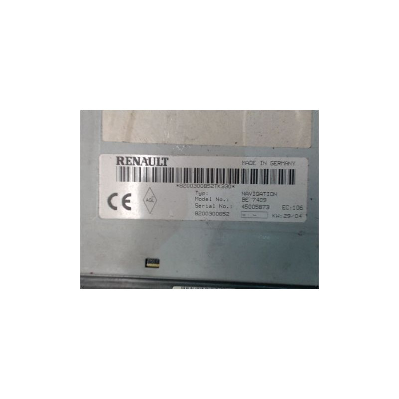 AUTORADIO RENAULT GRAND SCENIC II 2004-06