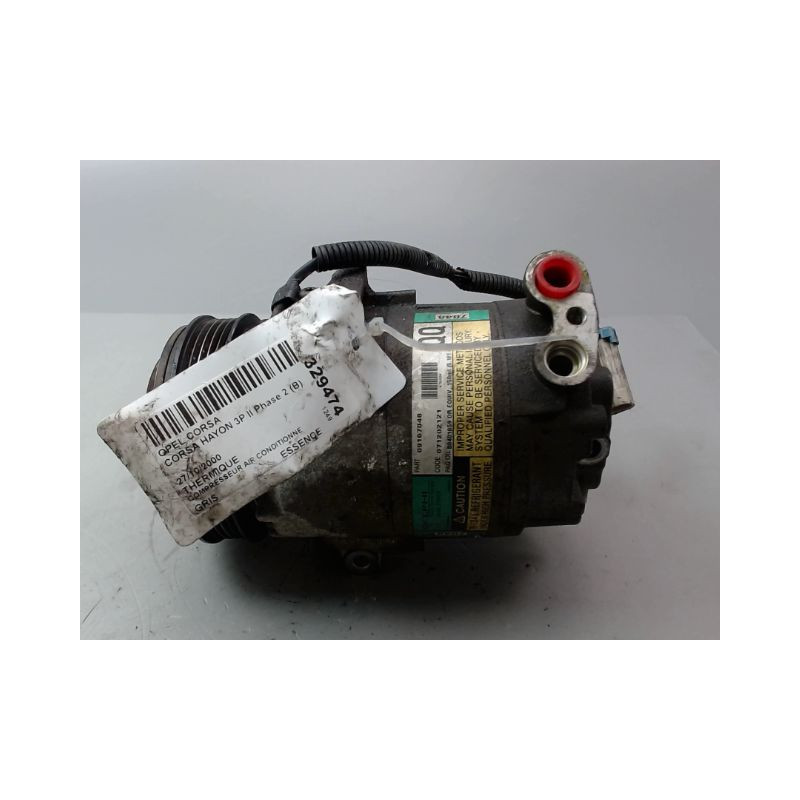 COMPRESSEUR AIR CONDITIONNE OPEL CORSA II Phase 2 (B) 1997-2000