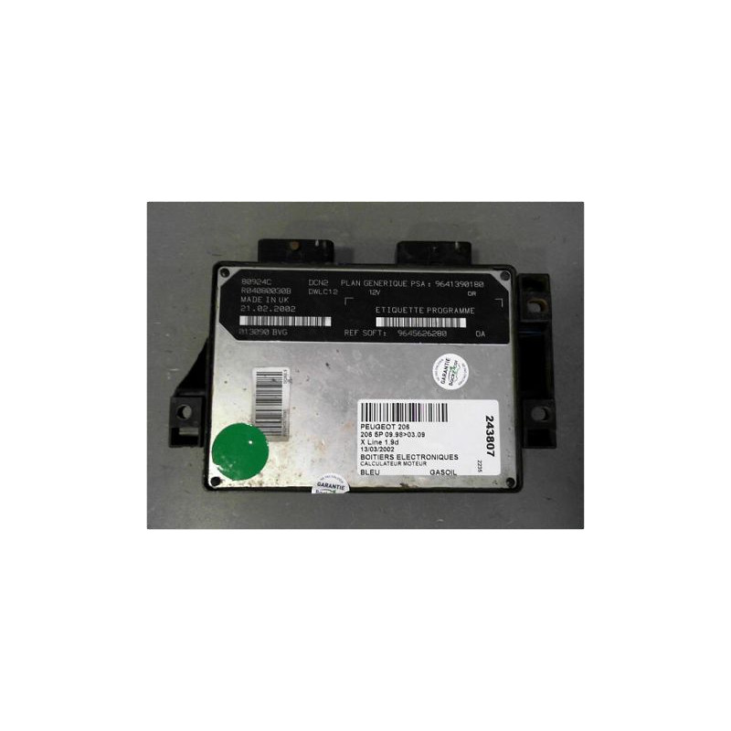 CALCULATEUR MOTEUR PEUGEOT 206 98-09