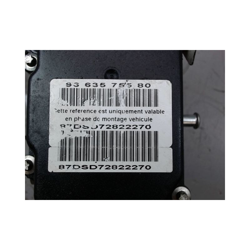 UNITE HYDRAULIQUE ABS PEUGEOT 308 I Phase 1 2007-2011