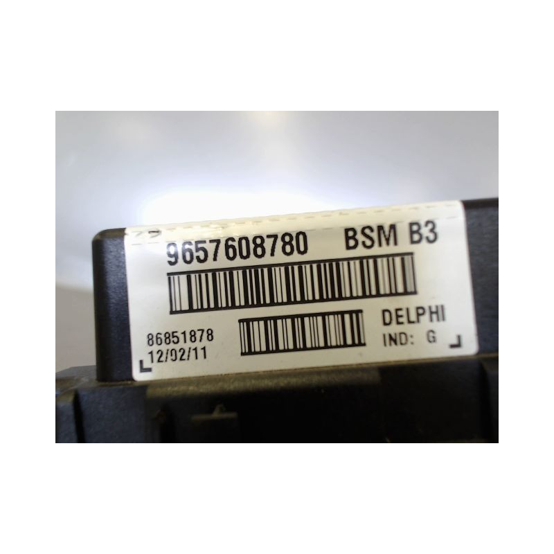 BOITE A FUSIBLES PEUGEOT 206+ 2009-