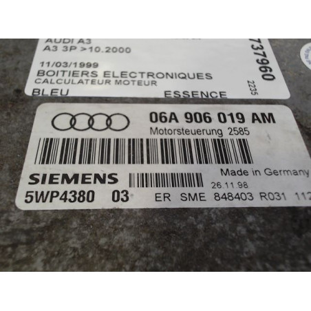 CALCULATEUR MOTEUR AUDI A3 -2000