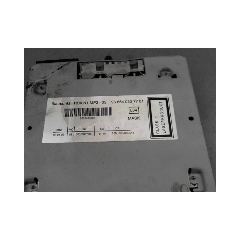 AUTORADIO CITROEN C4 I Phase 2 2008-2010