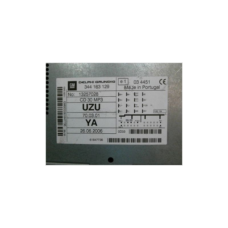 AUTORADIO OPEL CORSA 06-09