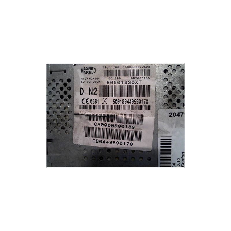 AUTORADIO CITROEN C4 04-08