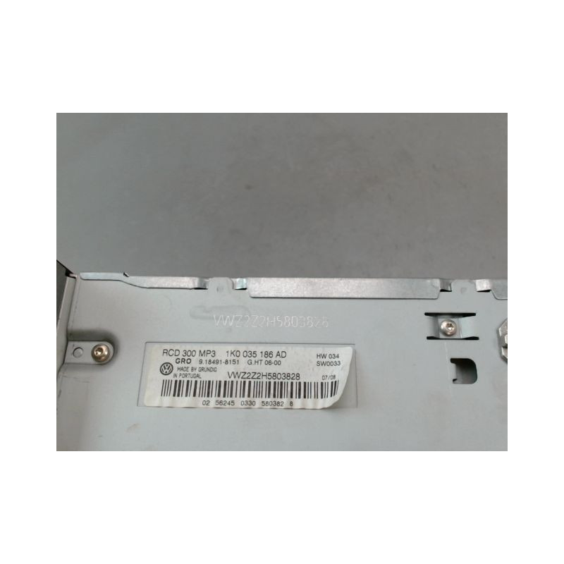 AUTORADIO VOLKSWAGEN GOLF VI (1K) 2008-2013