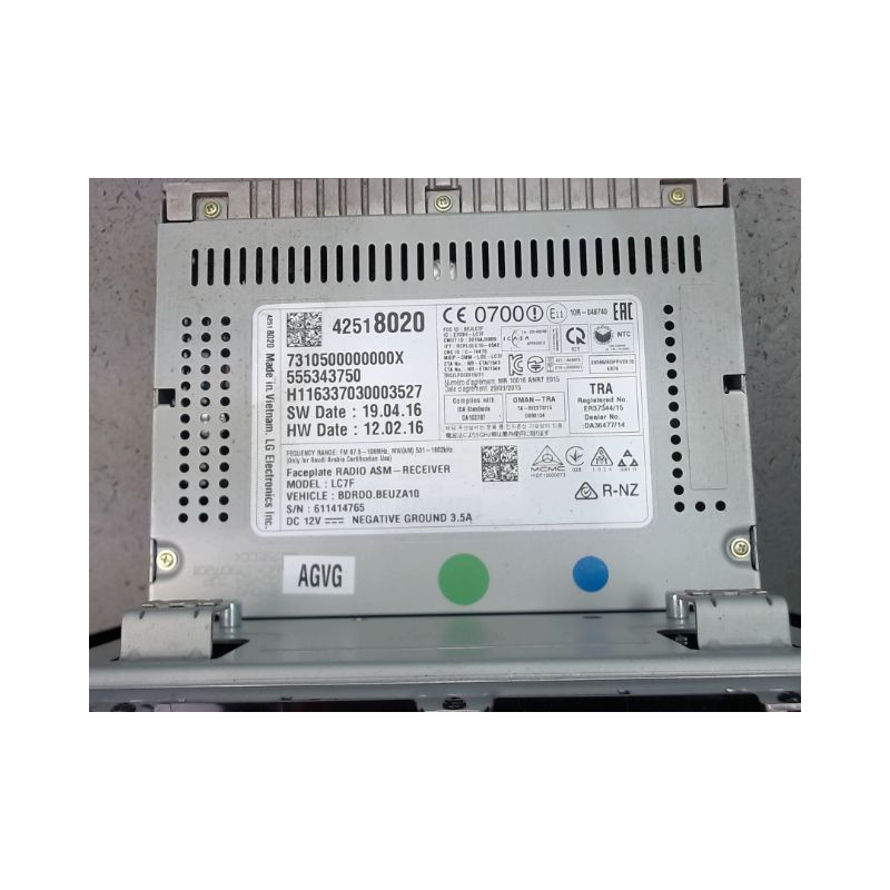 AUTORADIO OPEL CORSA 2010-