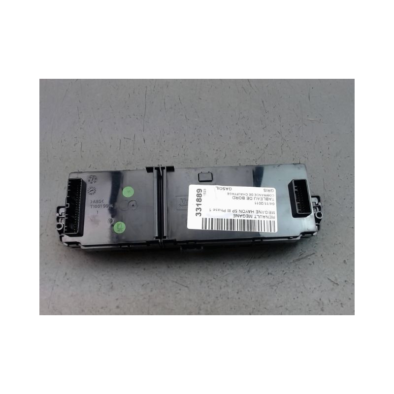 COMMANDE DE CHAUFFAGE RENAULT MEGANE III Phase 1 2008-2012