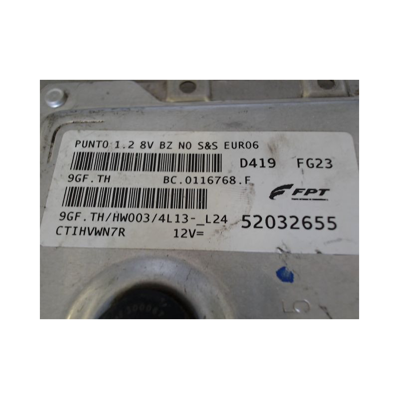 CALCULATEUR MOTEUR FIAT PUNTO III 2012-