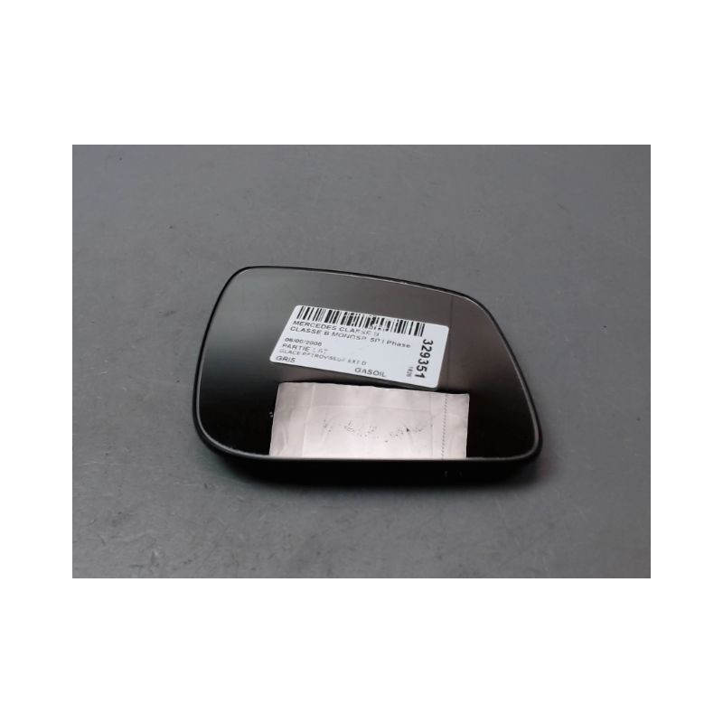 GLACE RETROVISEUR EXT D MERCEDES CLASSE B MONOSP. I Phase 1 (245) 2005-2008
