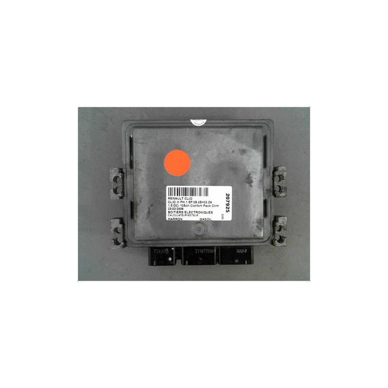 CALCULATEUR MOTEUR RENAULT CLIO III PH.1 05-09