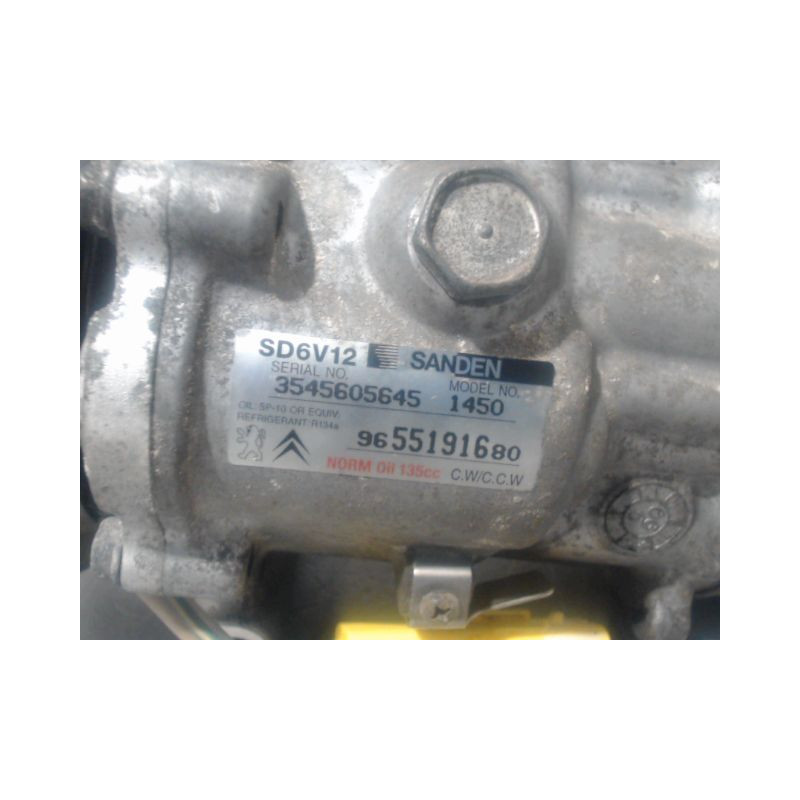 COMPRESSEUR AIR CONDITIONNE CITROEN C2 2005-
