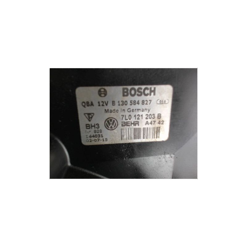 MOTEUR VENTILATEUR RADIATEUR VOLKSWAGEN TOUAREG 2002-2006