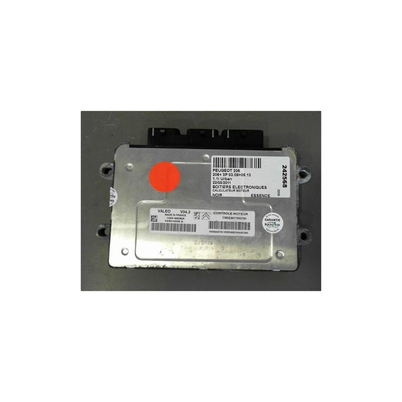 CALCULATEUR MOTEUR PEUGEOT 206+ 09-13