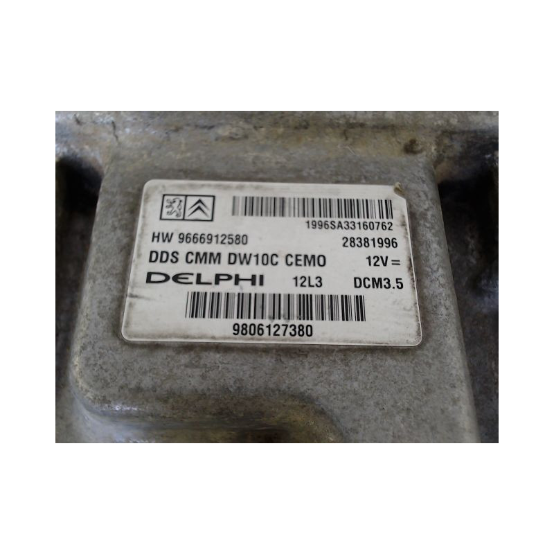 CALCULATEUR MOTEUR CITROEN JUMPY II TOLE 2007-