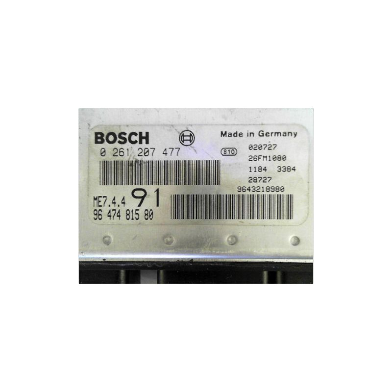 CALCULATEUR MOTEUR PEUGEOT 206 CC 2000-2007