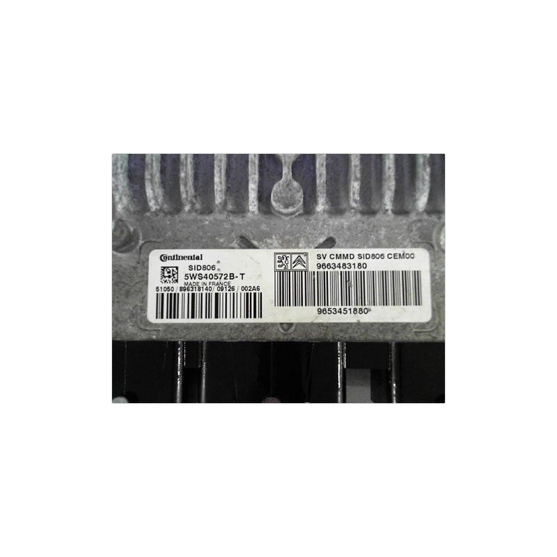 CALCULATEUR MOTEUR CITROEN C2 PH2 08-09