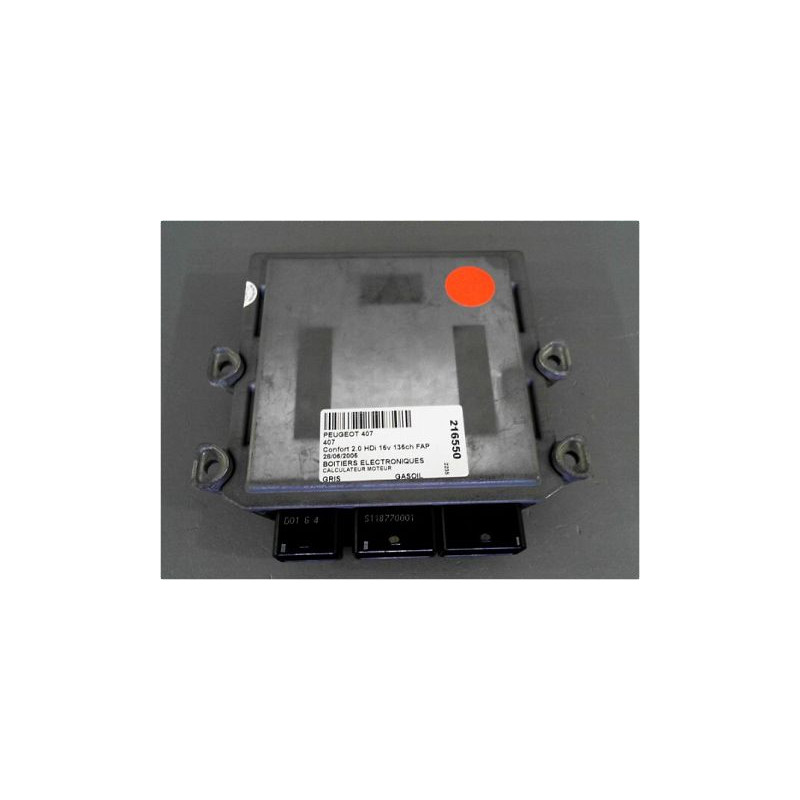 CALCULATEUR MOTEUR PEUGEOT 407 2004-2008