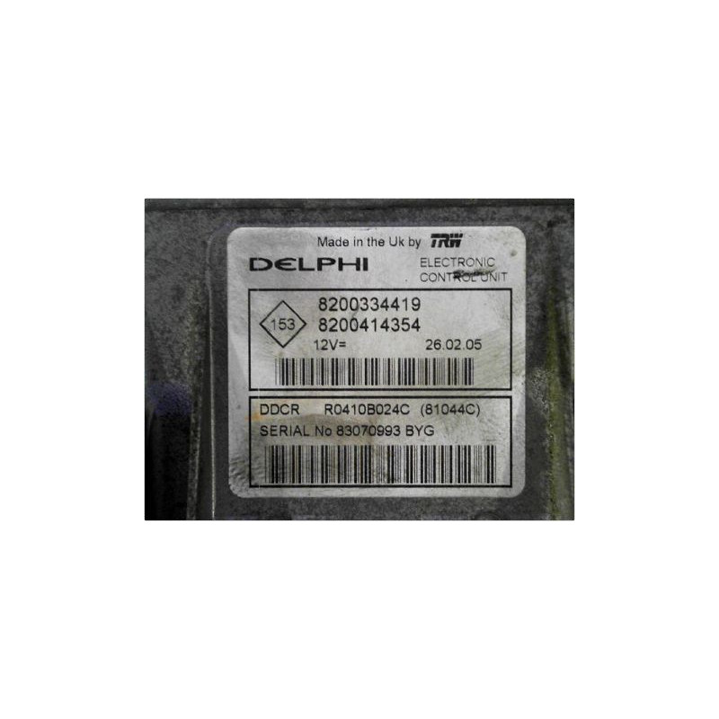 CALCULATEUR MOTEUR RENAULT SCENIC II PH1 02-06