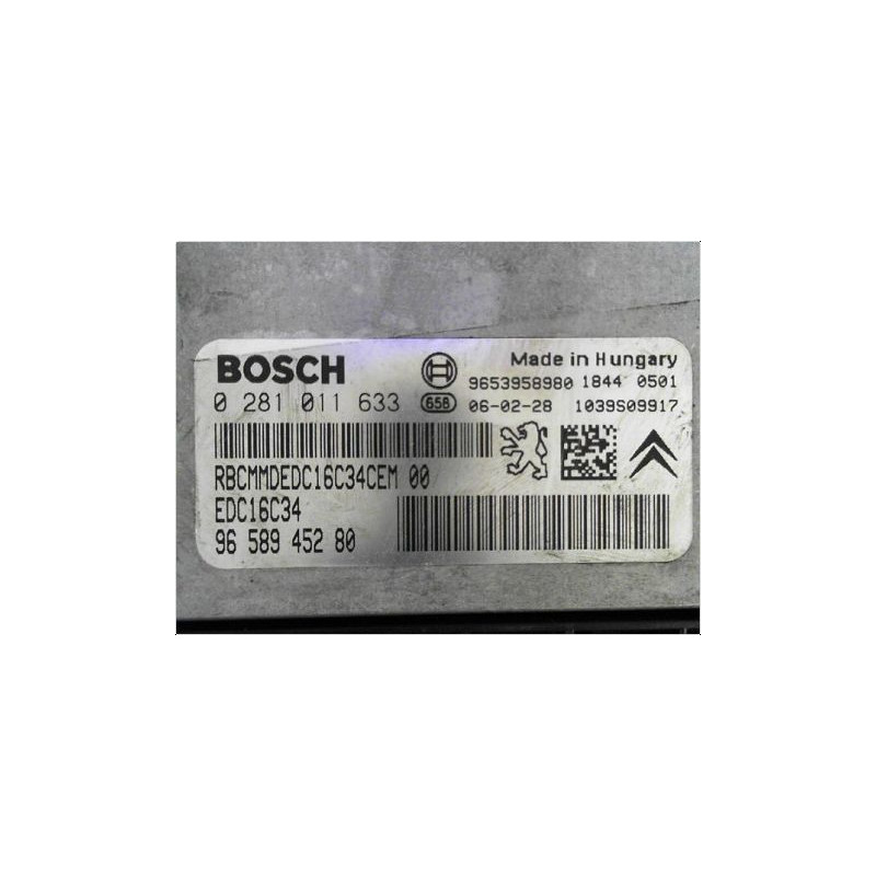 CALCULATEUR MOTEUR PEUGEOT 407 2004-2008