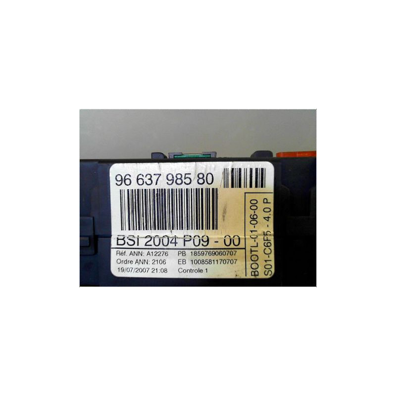 BOITIER GESTION HABITACLE CITROEN C4 04-08