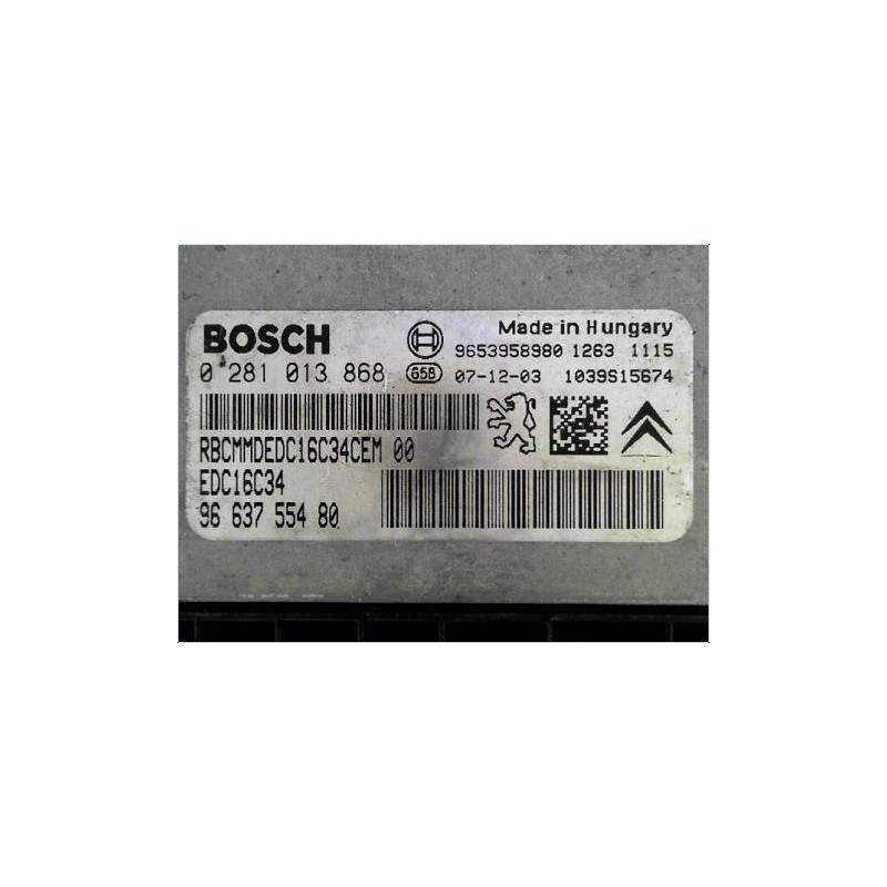 CALCULATEUR MOTEUR PEUGEOT 207 SW 2007-2013