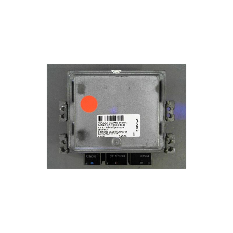 CALCULATEUR MOTEUR RENAULT SCENIC II PH2 06-09
