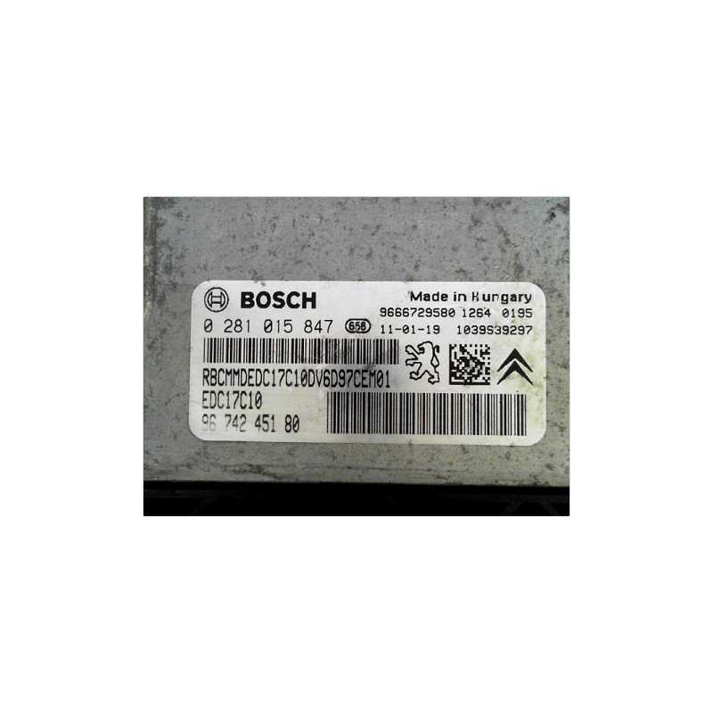 CALCULATEUR MOTEUR CITROEN C3 II 2009-2012