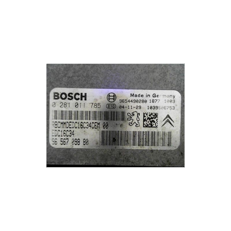 CALCULATEUR MOTEUR CITROEN C3 2002-2005
