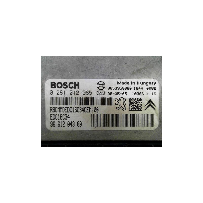 CALCULATEUR MOTEUR CITROEN C4 04-08