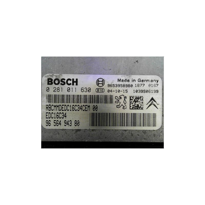 CALCULATEUR MOTEUR CITROEN C4 04-08