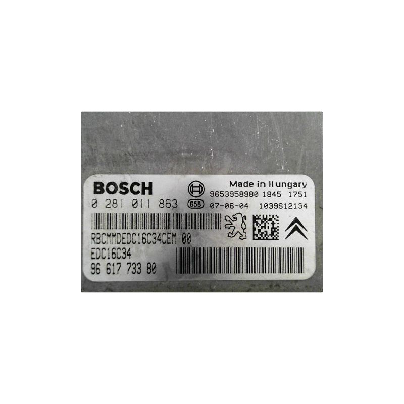 CALCULATEUR MOTEUR CITROEN C4 04-08