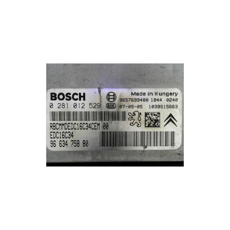 CALCULATEUR MOTEUR CITROEN C3 PH2 2005-2010