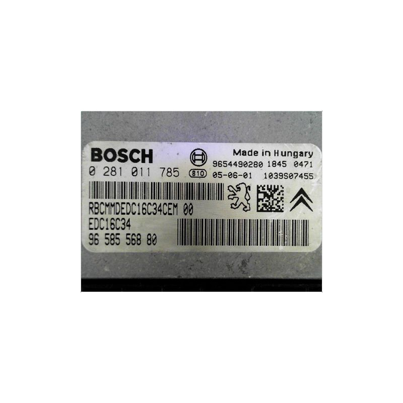 CALCULATEUR MOTEUR CITROEN C3 PH2 2005-2010