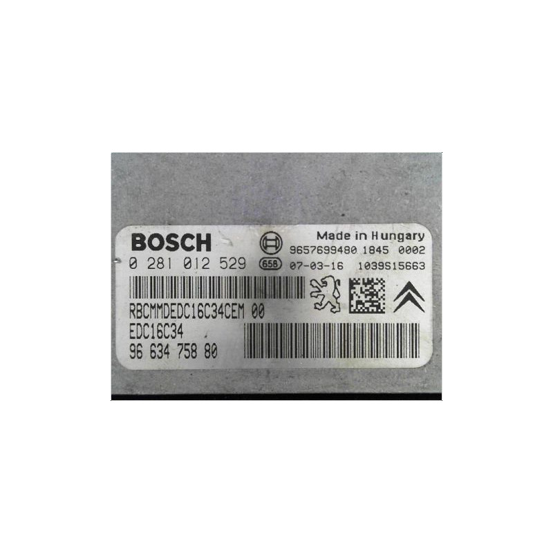 CALCULATEUR MOTEUR CITROEN C3 PH2 2005-2010