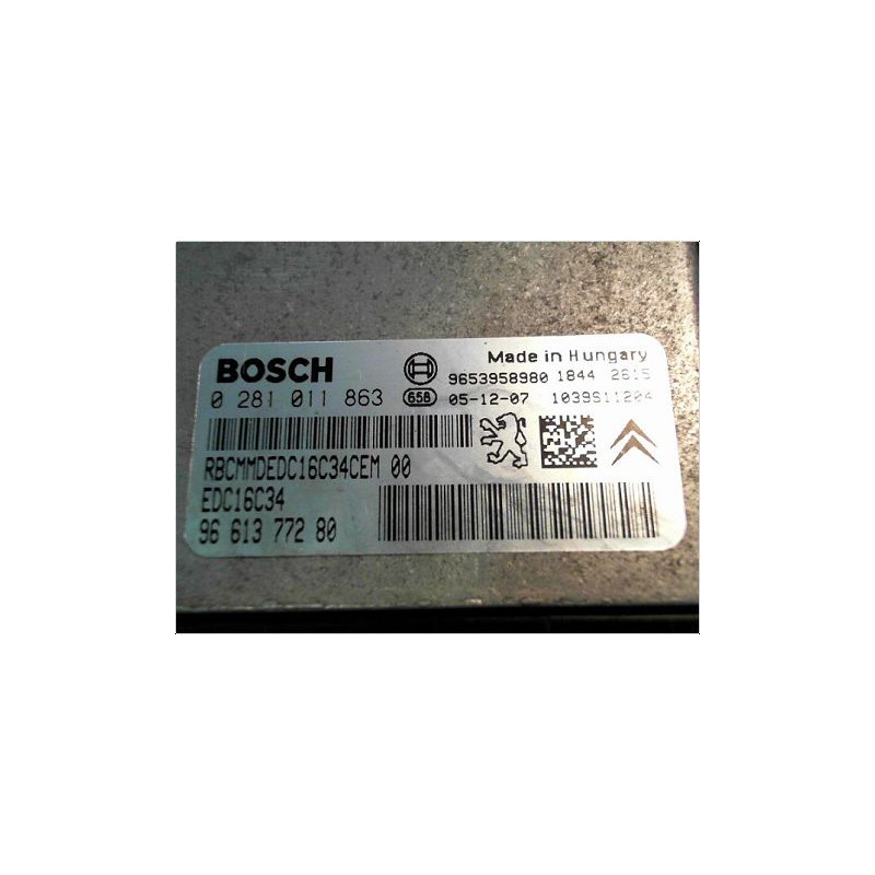 CALCULATEUR MOTEUR PEUGEOT 307 2005-2007