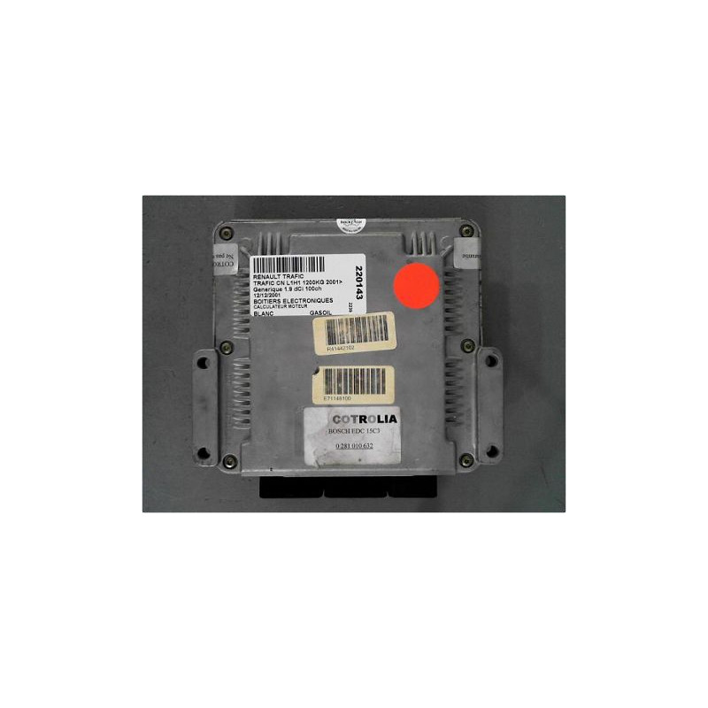 CALCULATEUR MOTEUR RENAULT TRAFIC CN L1H1 1200KG 2001-