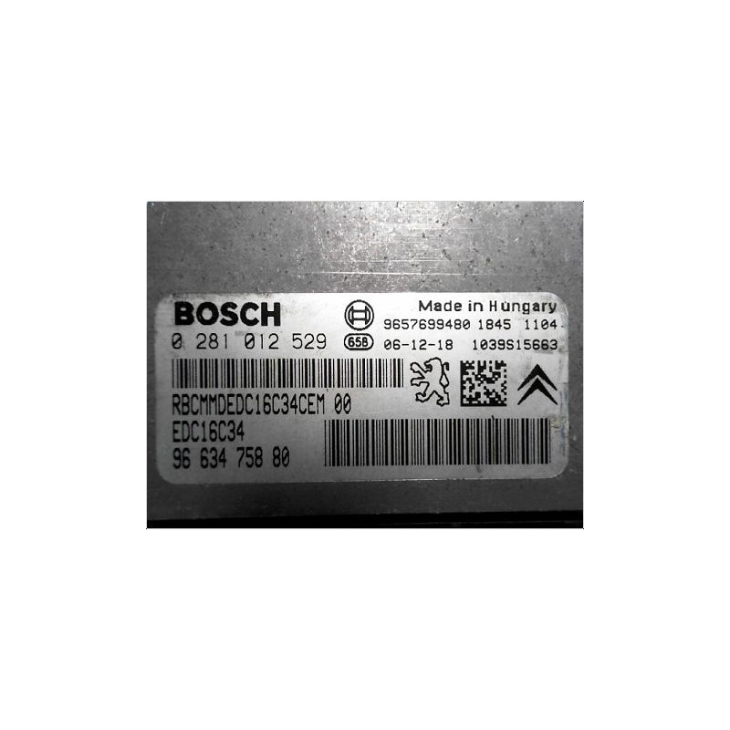 CALCULATEUR MOTEUR CITROEN C3 PH2 2005-2010