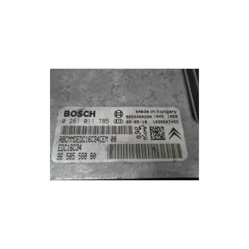 CALCULATEUR MOTEUR CITROEN C3 PH2 2005-2010