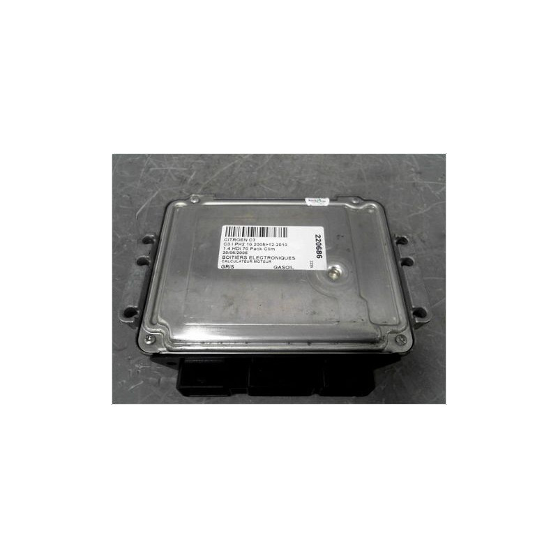 CALCULATEUR MOTEUR CITROEN C3 PH2 2005-2010
