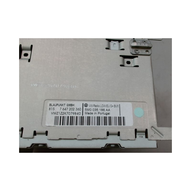 AUTORADIO VOLKSWAGEN POLO V Phase 1 (6R) 2009-2014