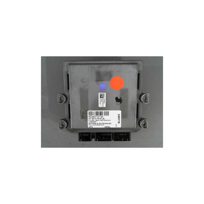 CALCULATEUR MOTEUR PEUGEOT 407 SW 04-08