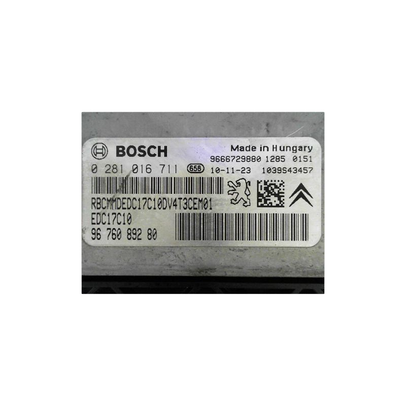CALCULATEUR MOTEUR PEUGEOT 206+ 09-13