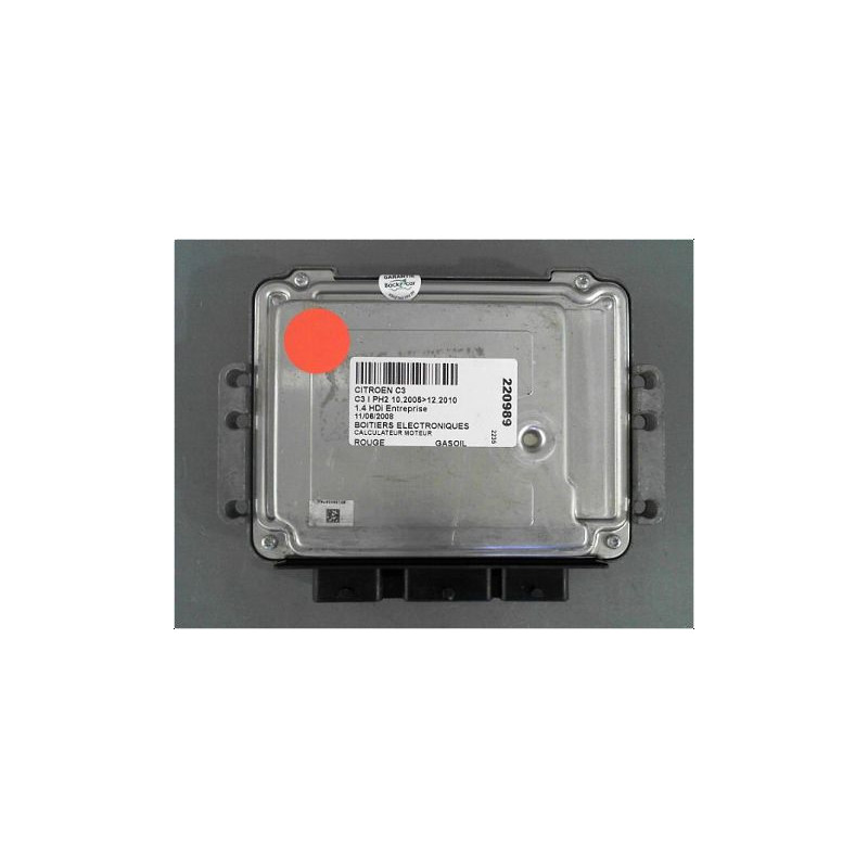 CALCULATEUR MOTEUR CITROEN C3 PH2 2005-2010